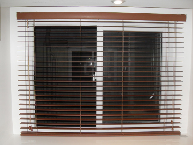 Quezon City Philippines Installation of Fauxwood Blinds