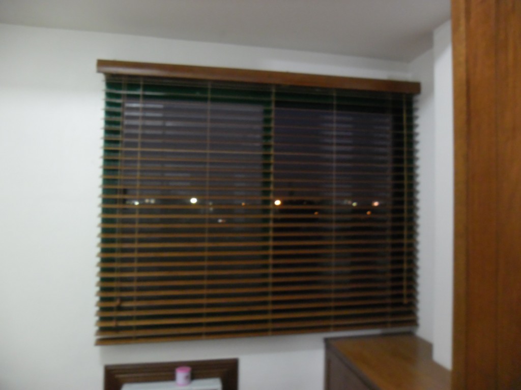 Wooden Blinds installed at Isabelle Garden Villas Moonwalk, Parañaque