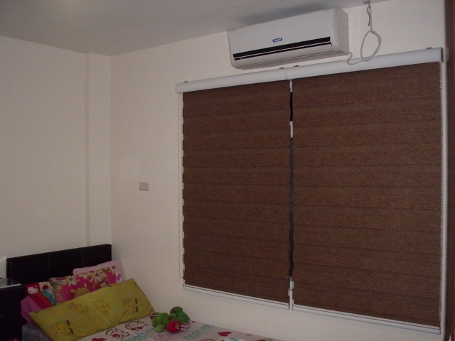 Combi Blinds:G305 Choco Installed at Tay-Tay Rizal,Philippines
