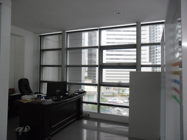 Roller Blinds: T3005 D.GREY Installed at Makati City, Philippines