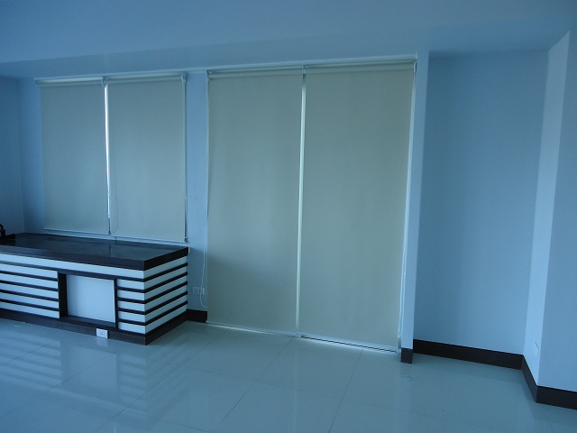 Roller Blinds "DA02 Champagne" Installed at Palanan, Makati City, Philippines