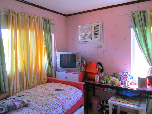 Installation of Pink Vinyl Wallpaper at Bangkal, Makati City, Philippines