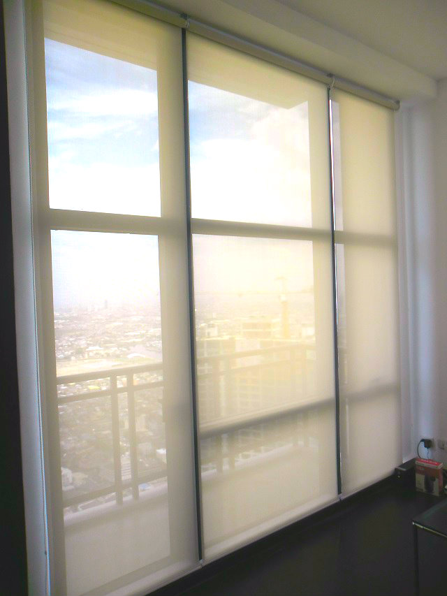 Roller Blinds " A4502 Beige" Installed at Parañaque City, Philippines