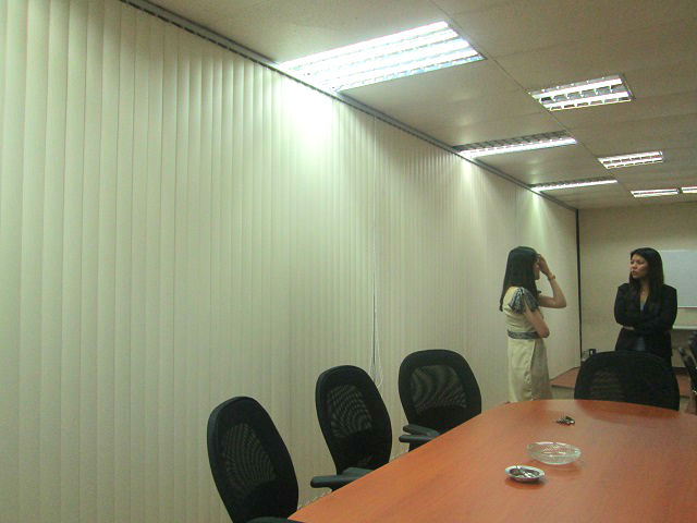 Installation of PVC Vertical Blinds in Quezon City, Philippines