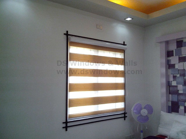 Pleated Design of Combi Blinds