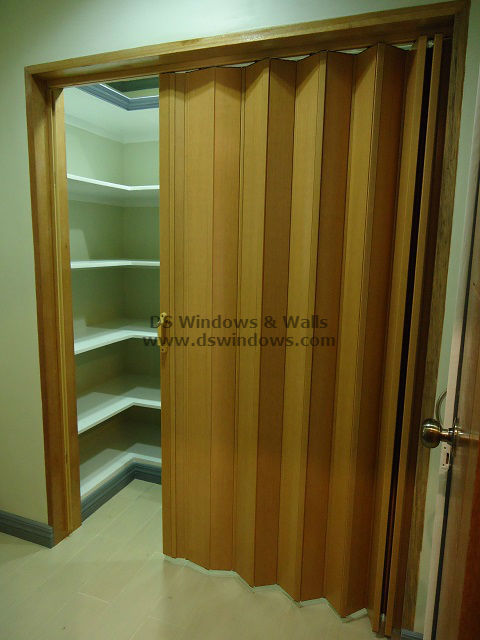 PVC Accordion Door installed at Tagaytay Heights, Tagaytay Philippines