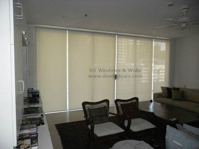 Roller Shade Blinds For Entertainment Room at Eastwood, Quezon City