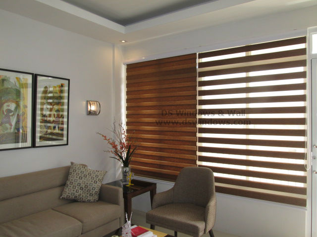 Combi Blinds for Timeless Living Room Design - Parañaque City, Philippines