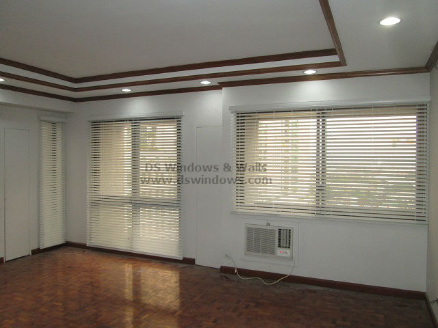 Foam Wood Blinds for Residential Condo Unit - Macapagal Boulevard, Pasay City Philippines