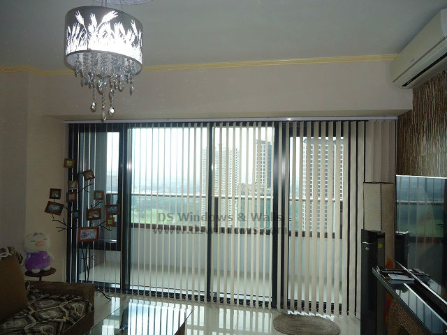 Fabric Vertical Blinds for Elegant Penthouse Apartment Unit - Quezon City