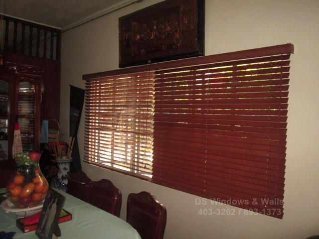 Faux wood blinds for old homes