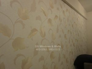 Vinyl wallpaper vines leaves design