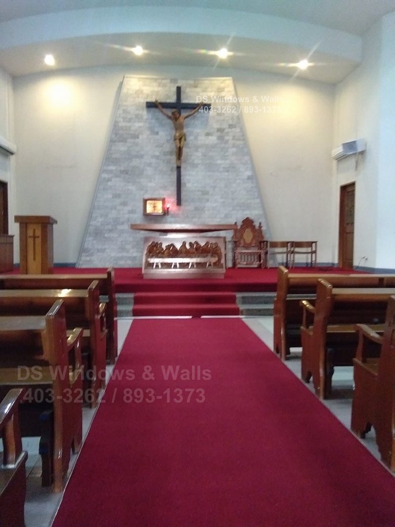 Red Carpet Roll for Church Altar and Central Aisles