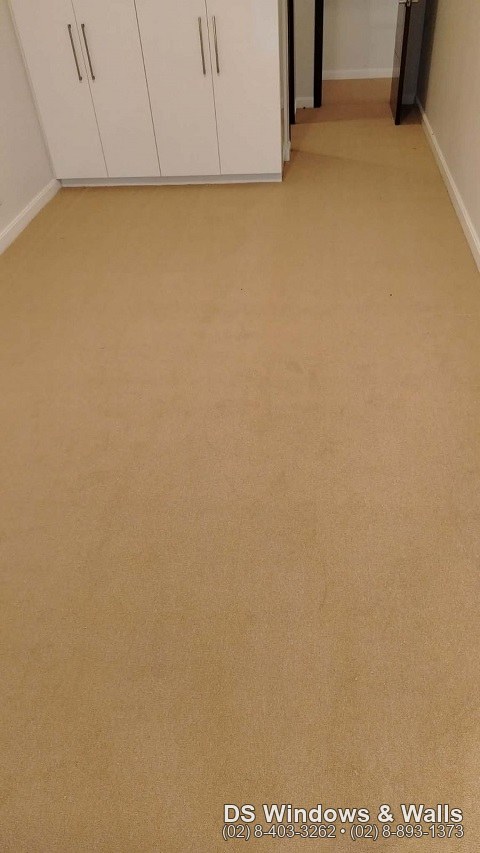 wall-to-wall carpet roll in a Mandaluyong condo bedroom
